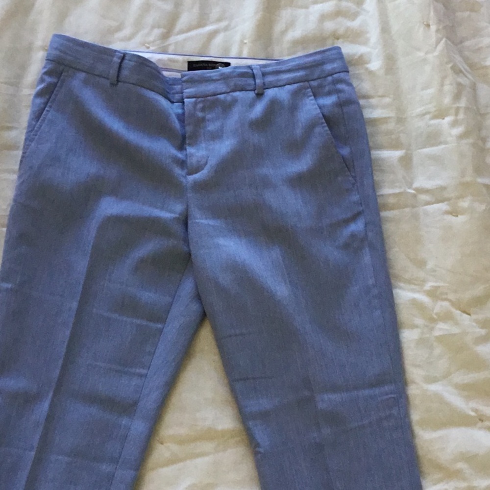 Banana Republic Women's Blue Ryan Fit Dress Pants Size 6